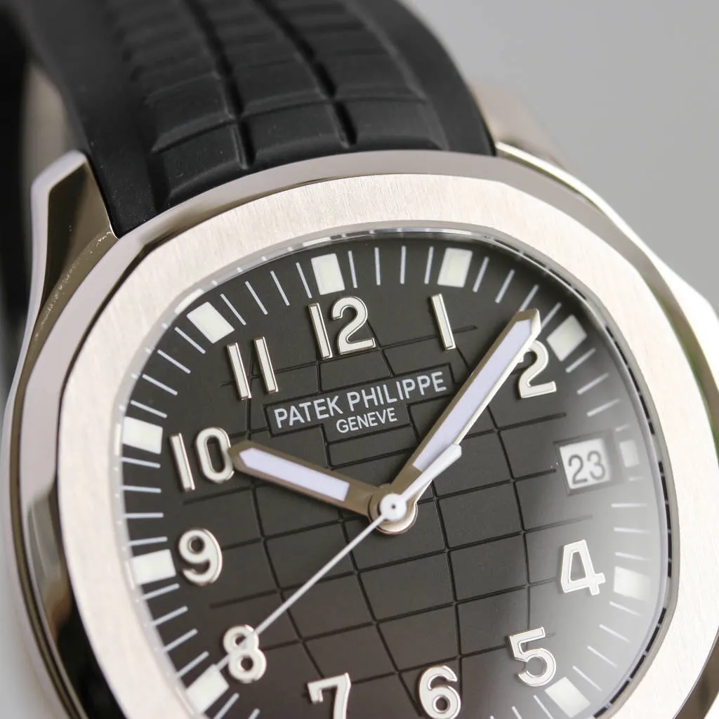 【High-end replica】💰1240! Top replica 💰Private chat! Patek Philippe, replica of AQUANAUT5167, 5168 grenade models. Patek Philippe's "grenade" is the best detoxification solution on the Internet, a new version. Equipped with Patek Philippe 9015 machine-modified Cal.324 self-winding movement, the balance wheel of the movement is in the same position as the original, rubber strap, 316L steel, and sapphire crystal glass! It is designed using the same principle as the genuine Patek Philippe. Experience the best Patek Philippe on the Internet. It is an exquisite work and you can enjoy the luxury. The pictures taken are top replica real shots!